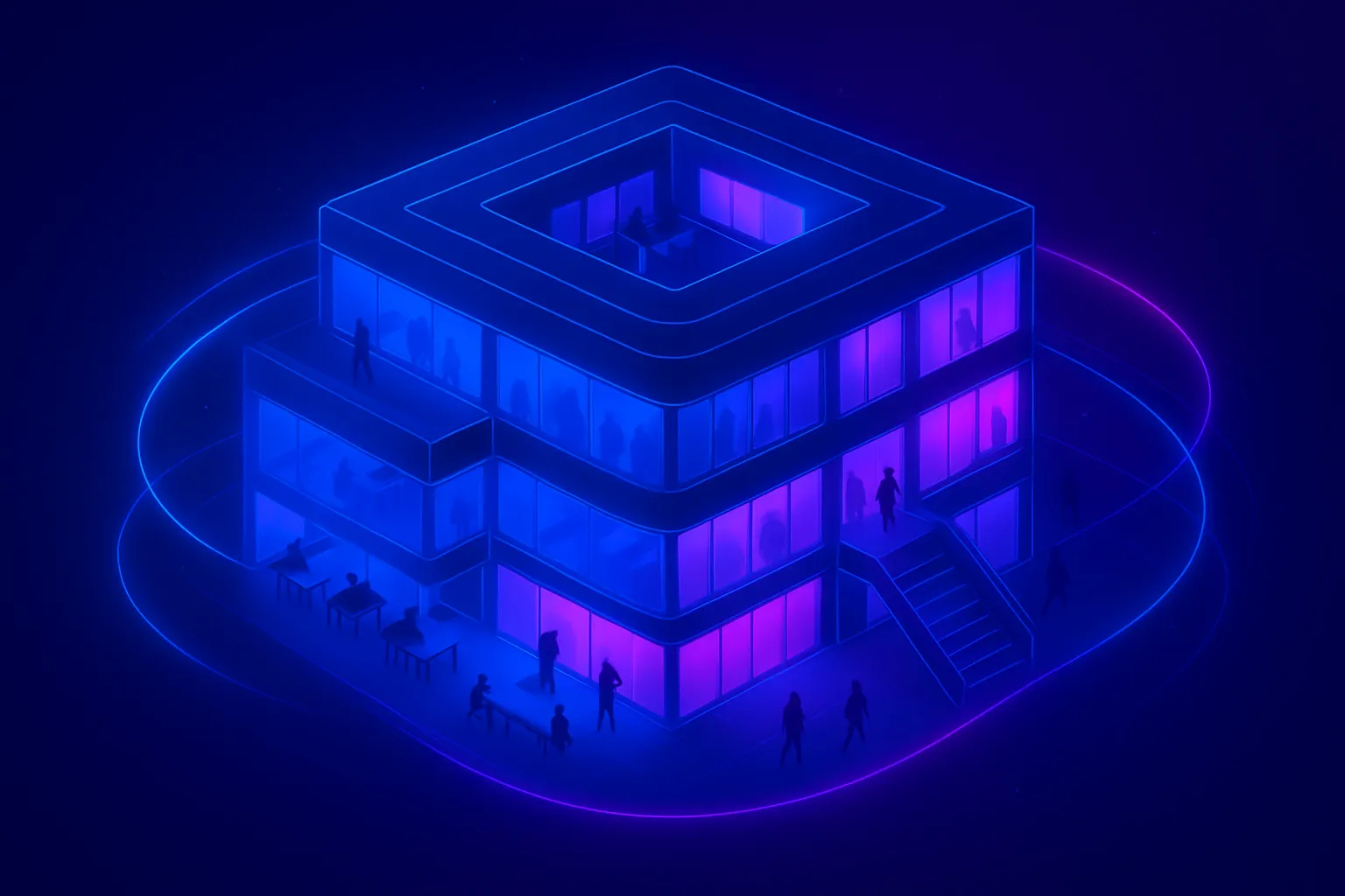 Coworking spaces with connected data screenshot